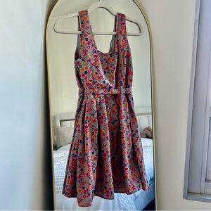 Zara Multicolor Floral Mini Dress